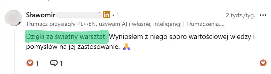 Opinia Sławomira: sporo wartościowej wiedzy i pomysłów na jej zastosowanie.